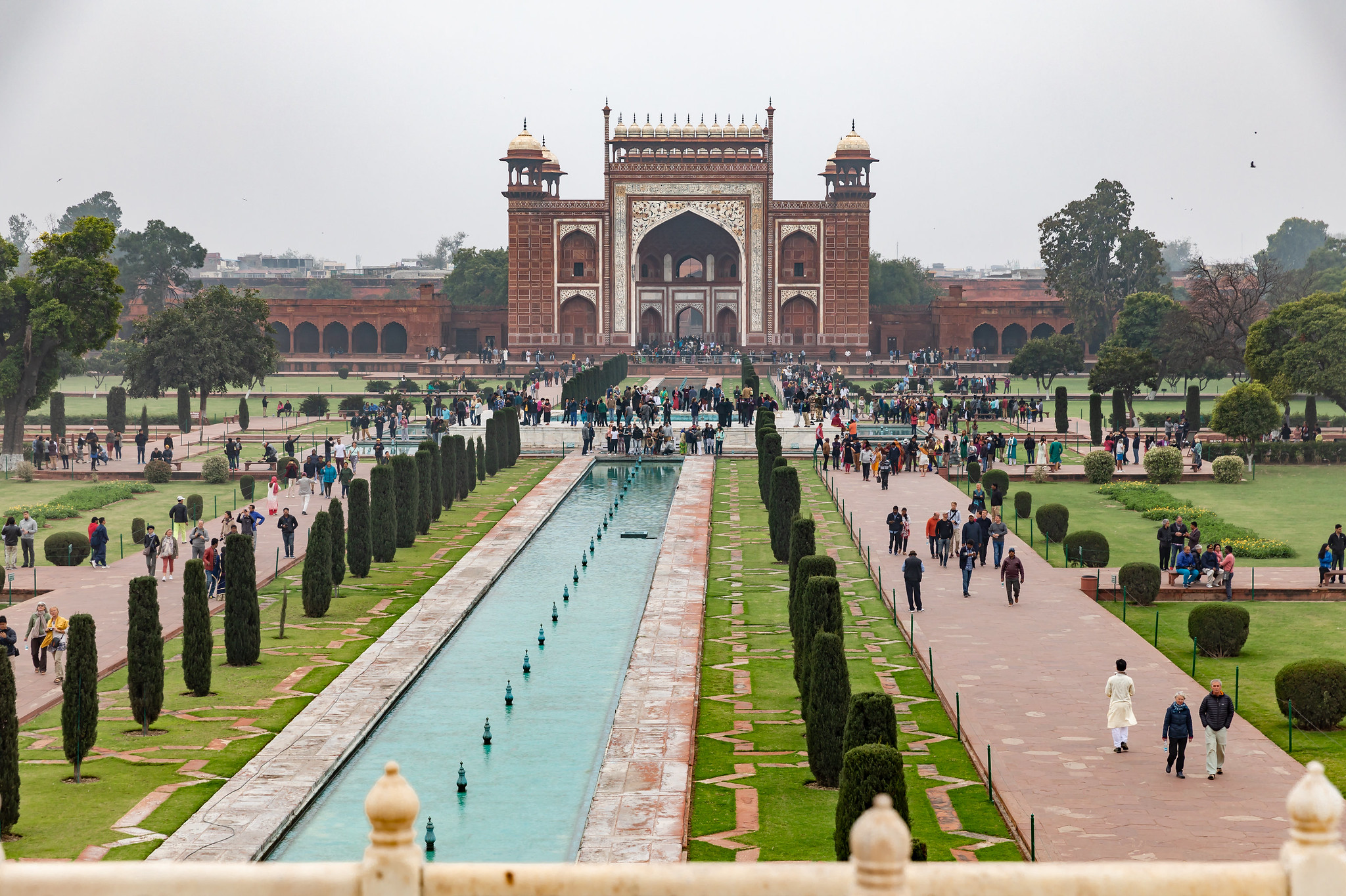 Taj Mahal Agra front view