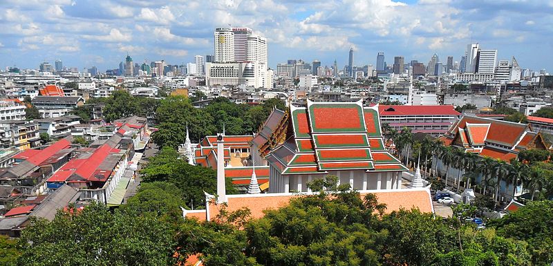 top view of Hotels in Bangkok