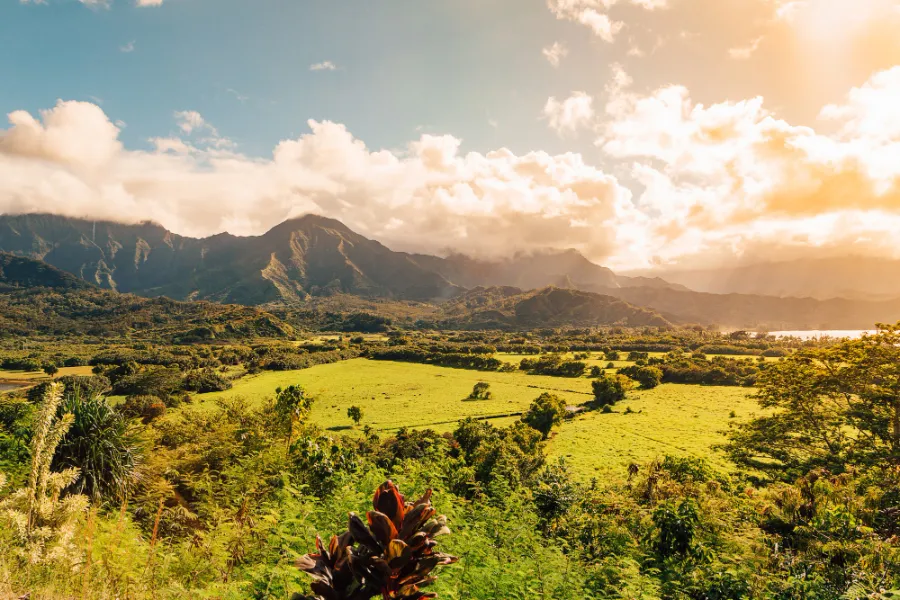 Hawaiian Islands Panoramic View